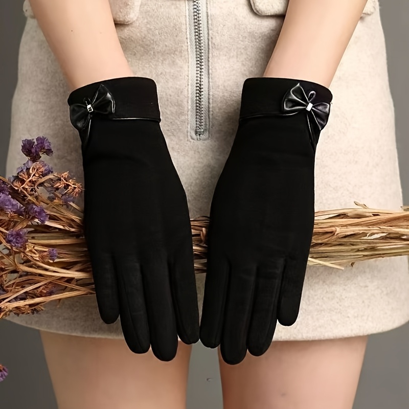 Winter Clothing Essential - ถุงมืออเนกประสงค์สำหรับผู้หญิงในฤดูหนาว แบบสัมผัสหน้าจอได้ อุ่นสบาย เหมาะสำหรับกิจกรรมกลางแจ้ง ถุงมืออุ่นที่จำเป็นสำหรับการปั่นจักรยาน/เดินทาง/ท่องเที่ยว