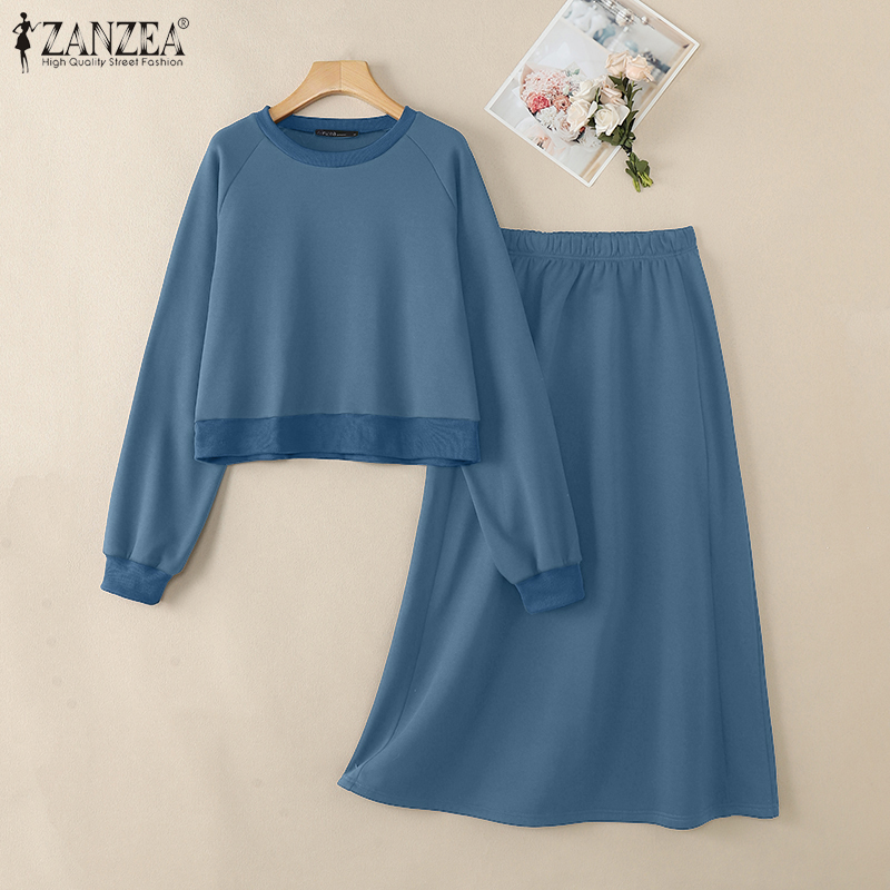 Winter Clothing Ladies - ชุดเซ็ตแฟชั่นผู้หญิง ZANZEA 2026 ชุดลำลอง 2 ชิ้น