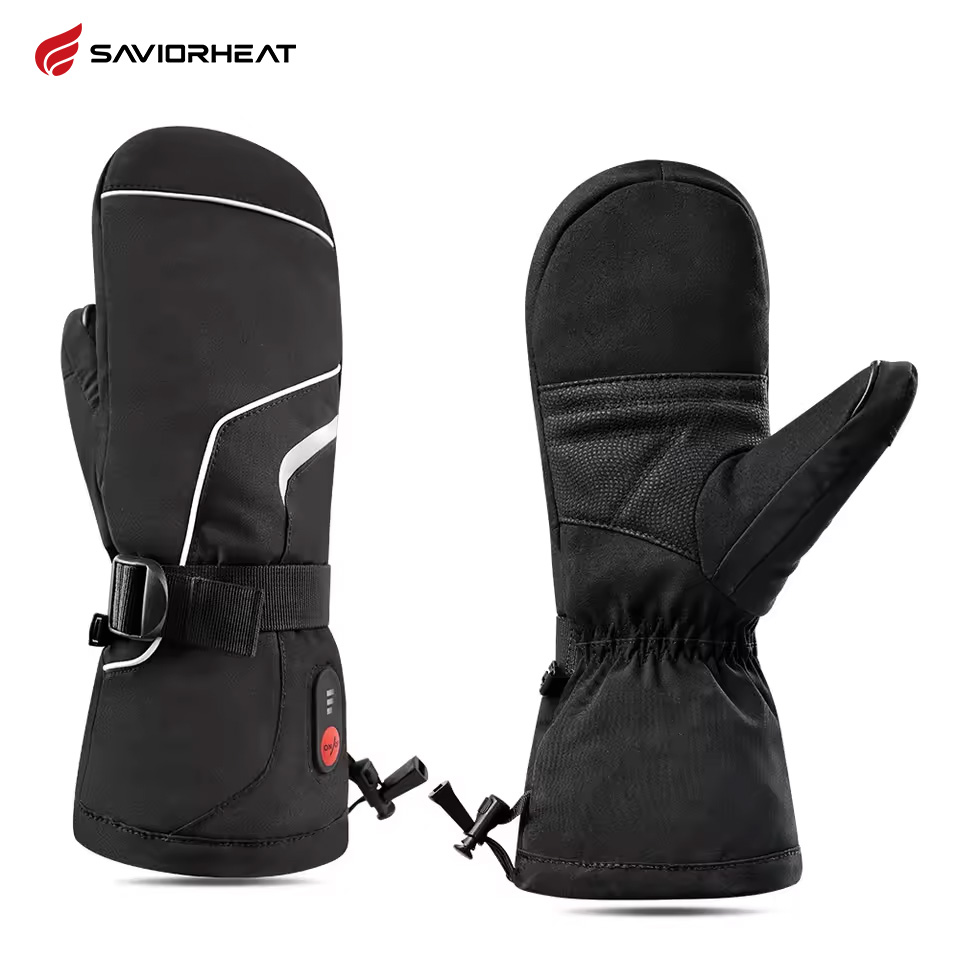 Heated Gloves Electric - ถุงมือผ้าฝ้าย3M ให้ความอบอุ่นมืออุ่นไฟฟ้ากันน้ำสโนว์บอร์ดขี่จักรยานมอเตอร์ไซค์สกีกลางแจ้ง