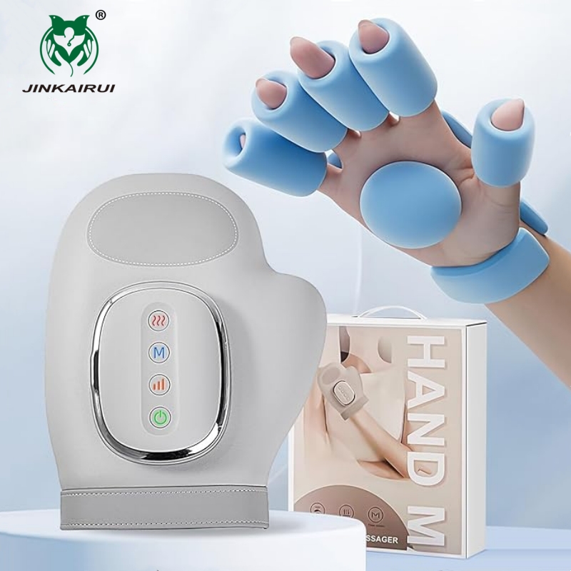 Heated Gloves Electric - ใหม่ล่าสุดแบบพกพาไฟฟ้านวดมือความร้อนถุงลมนิรภัยการบีบอัดไร้สายถุงมือนวดนิ้วมือปาล์ม Full ห่อผ่อนคลาย
