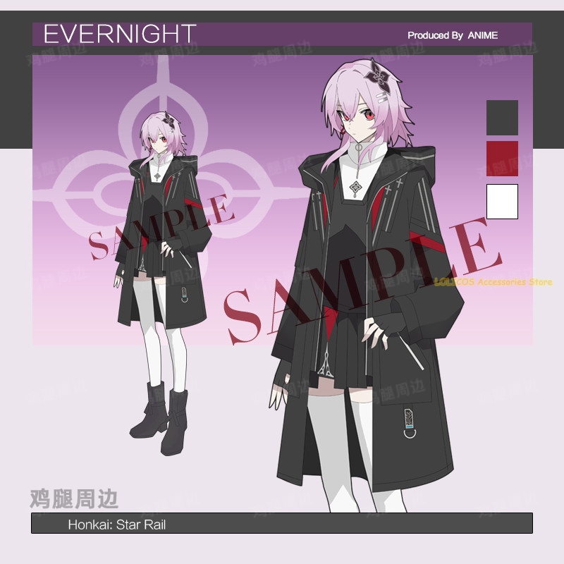 Winter Clothing Essentials - ชุดคอสเพลย์เสื้อโค้ทกันลมแบบยูนิเซ็กซ์ ฤดูใบไม้ร่วง ฤดูหนาว จากเกม Evernight Honkai: