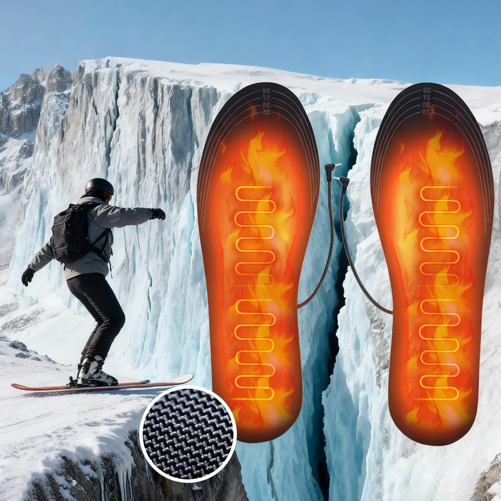 แผ่นรองเท้าอุ่นแบบชาร์จไฟผ่าน  - Heated Insole Rechargeable บทวิจารณ์และราคา