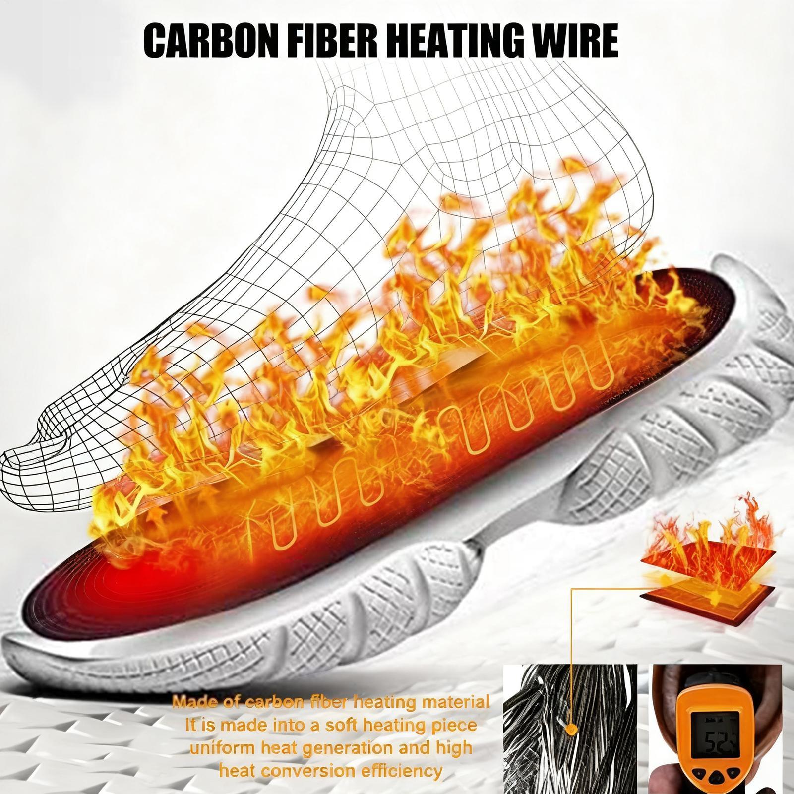 แผ่นรองเท้าอุ่นแบบชาร์จไฟผ่าน  - Heated Insole Rechargeable บทวิจารณ์และราคา
