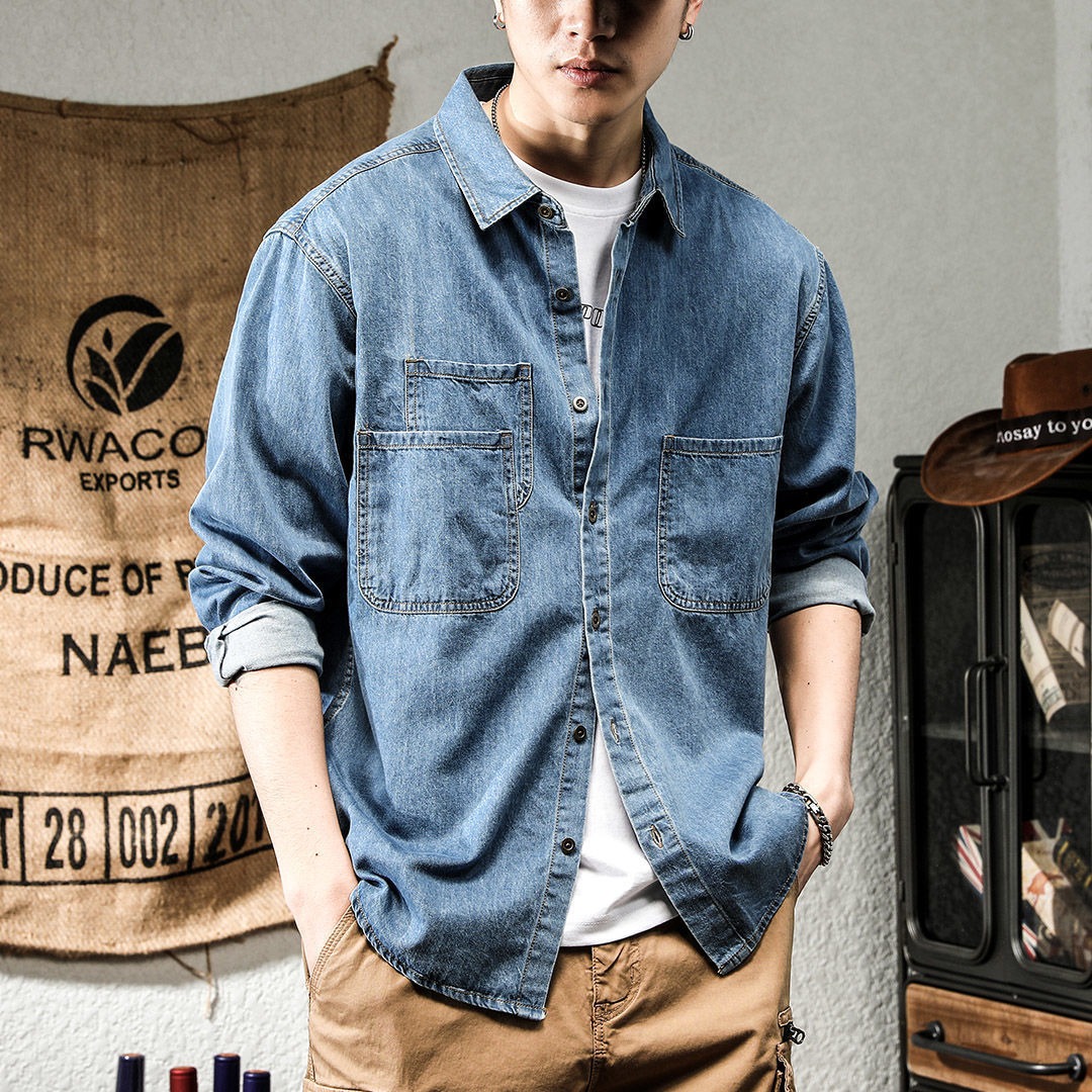 เสื้อเชิ้ตยีนส์แขนยาวสไตล์สปริ - Winter Clothing Essentials บทวิจารณ์และราคา