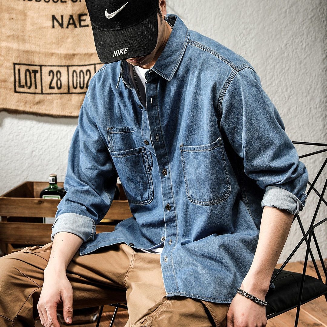 เสื้อเชิ้ตยีนส์แขนยาวสไตล์สปริ - Winter Clothing Essentials บทวิจารณ์และราคา
