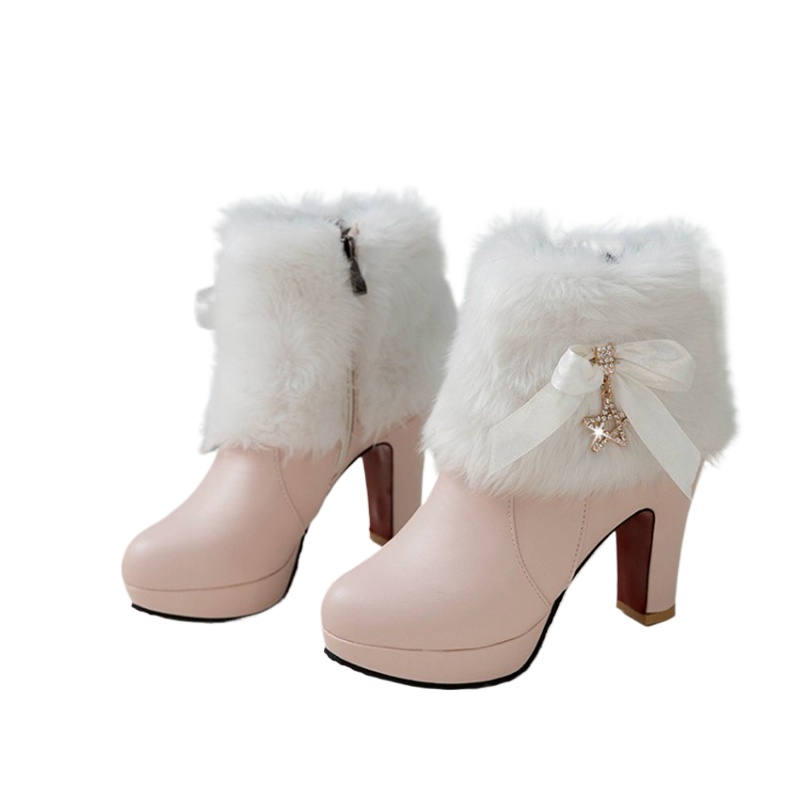 Snow BOOTS สตรีฤดูหนาว WARM Pl - Winter Clothing Ladies บทวิจารณ์และราคา