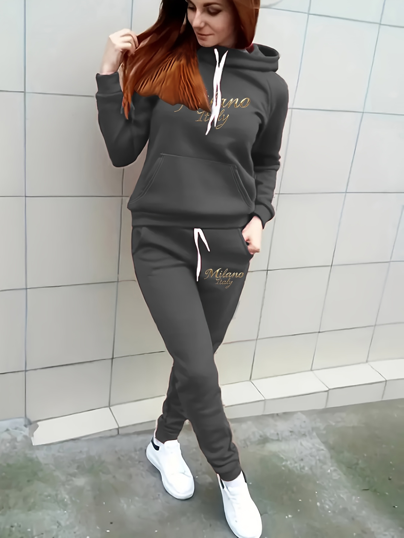 ชุดเสื้อสเวตเชิ้ตมีฮู้ดและกางเ - Winter Clothing Essential บทวิจารณ์และราคา