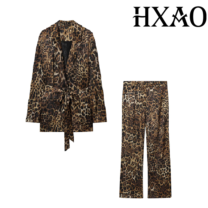 ชุดเซ็ตเสื้อผ้าลายเสือดาว HXAO - Winter Clothing Vintage บทวิจารณ์และราคา