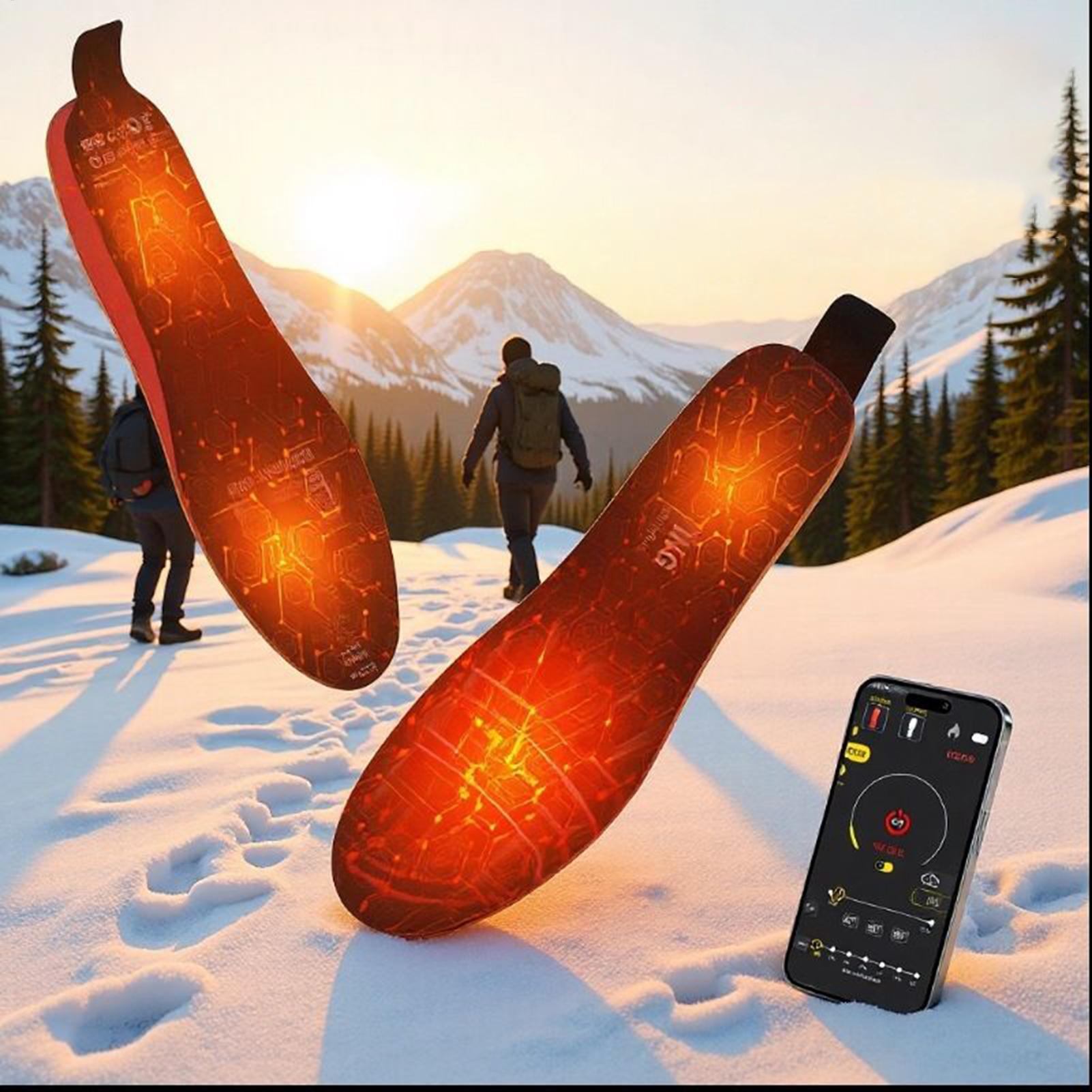 แผ่นรองเท้าอุ่นไฟฟ้า 4300mAh ค - Heated Insole Rechargeable บทวิจารณ์และราคา