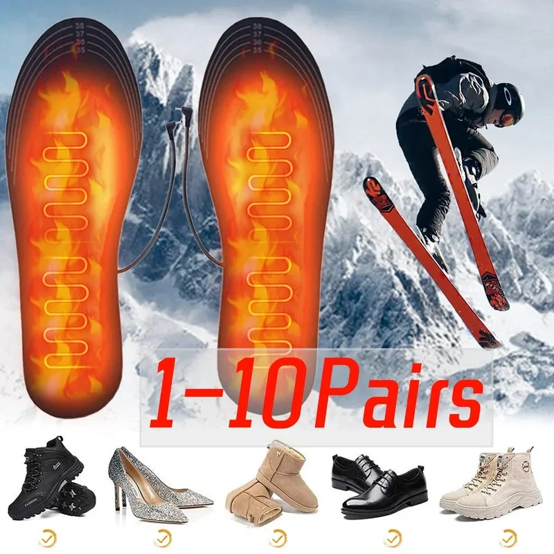 แผ่นรองรองเท้าอุ่นแบบ USB แผ่น - Heated Insole Rechargeable บทวิจารณ์และราคา
