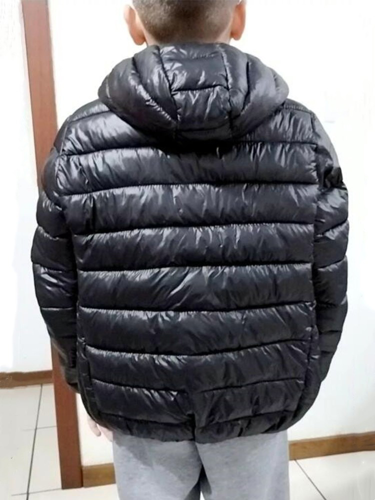 แจ็กเก็ตขนเป็ดน้ำหนักเบามีฮู้ด - Winter Clothing Boys บทวิจารณ์และราคา