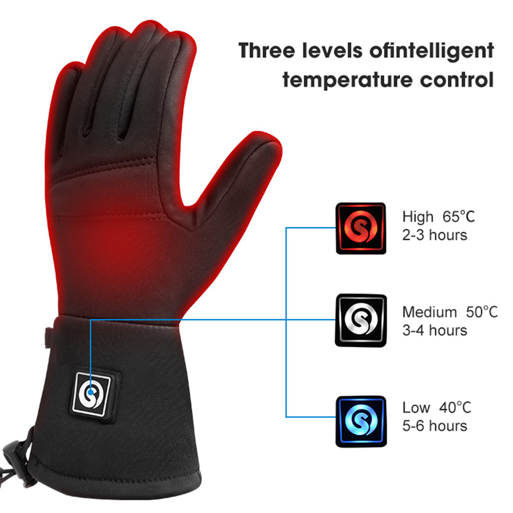 กวางหิมะ S18 ฤดูหนาวถุงมืออุ่น - Heated Gloves Electric บทวิจารณ์และราคา