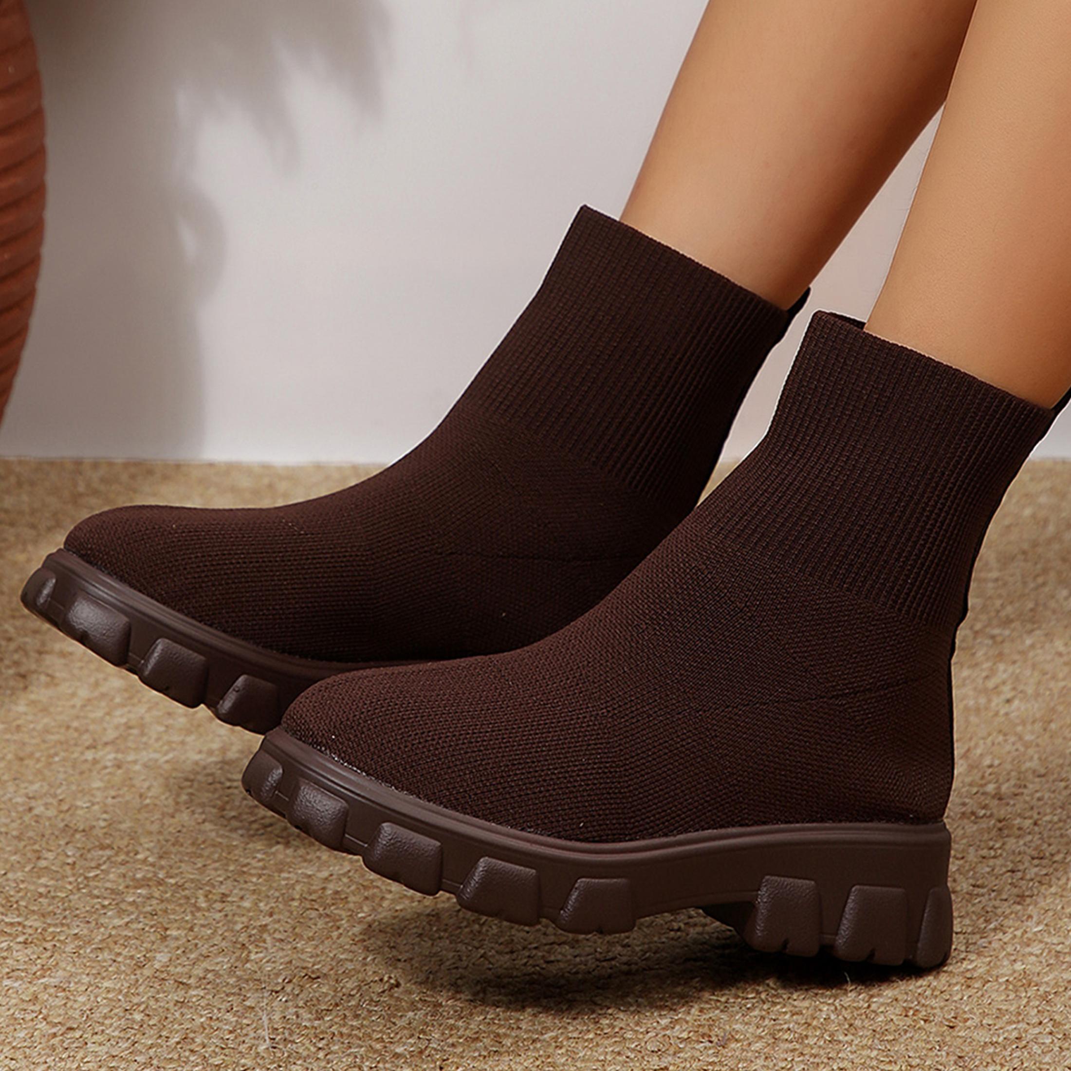 รองเท้าบูทข้อสั้นสำหรับผู้หญิง - Winter Clothing Ladies บทวิจารณ์และราคา