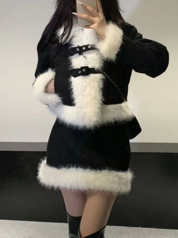 ชุดเซ็ตสไตล์วินเทจเกาหลี ดีไซน - Winter Clothing Vintage บทวิจารณ์และราคา