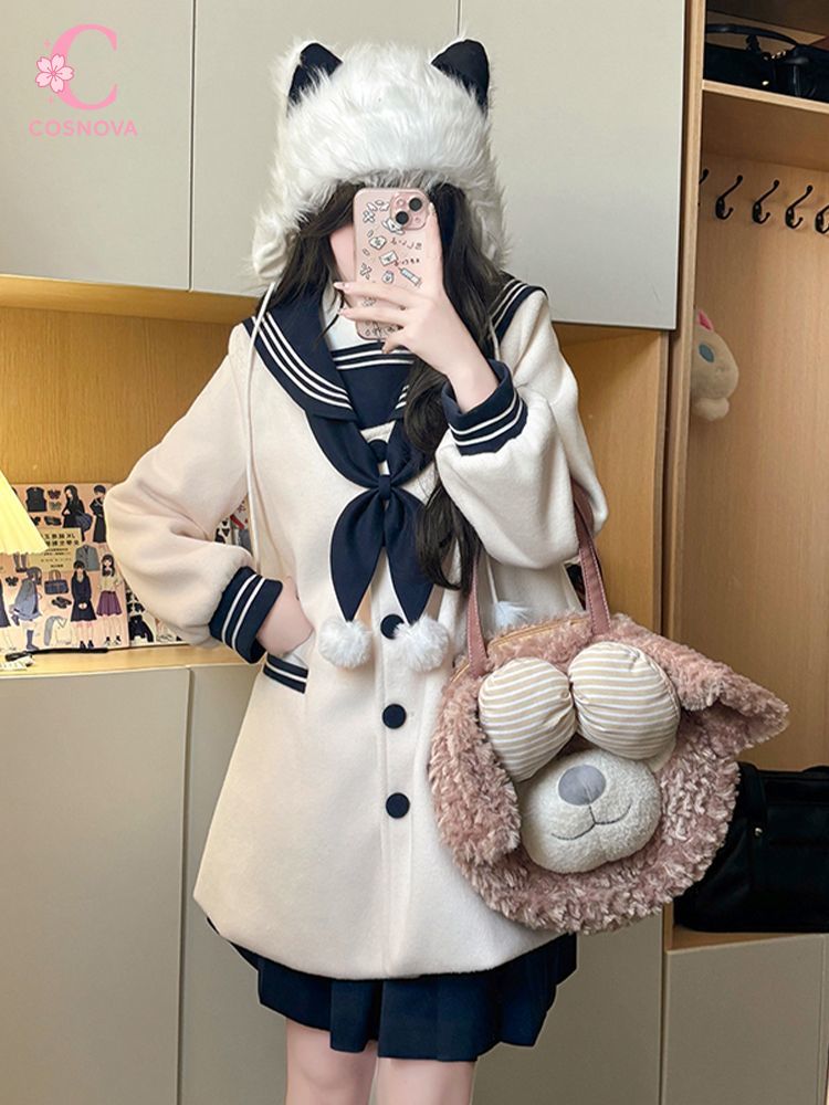 ชุดยูนิฟอร์มสไตล์คาวาอี้ 2 ชิ้ - Winter Clothing Ladies บทวิจารณ์และราคา