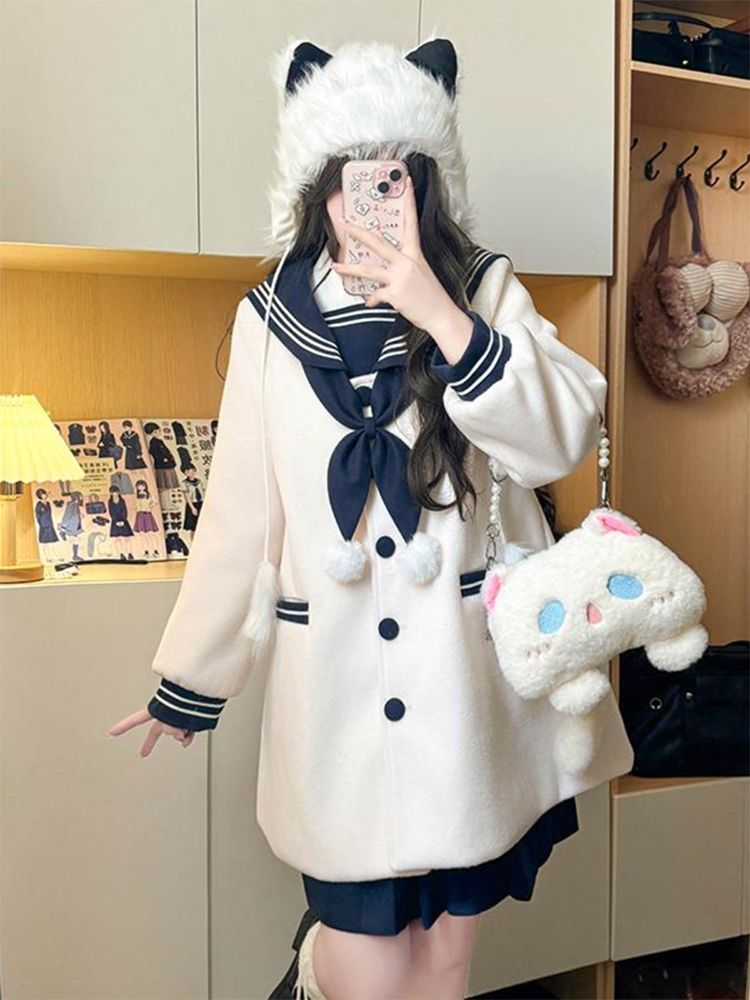ชุดยูนิฟอร์มสไตล์คาวาอี้ 2 ชิ้ - Winter Clothing Ladies บทวิจารณ์และราคา