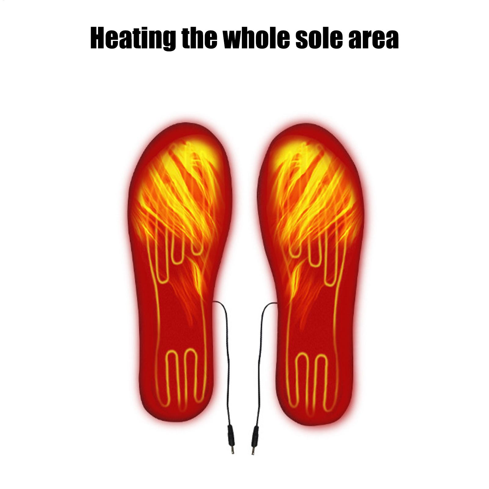 แผ่นรองเท้าอุ่นแบบ USB ตัดแต่ง - Heated Insole Rechargeable บทวิจารณ์และราคา