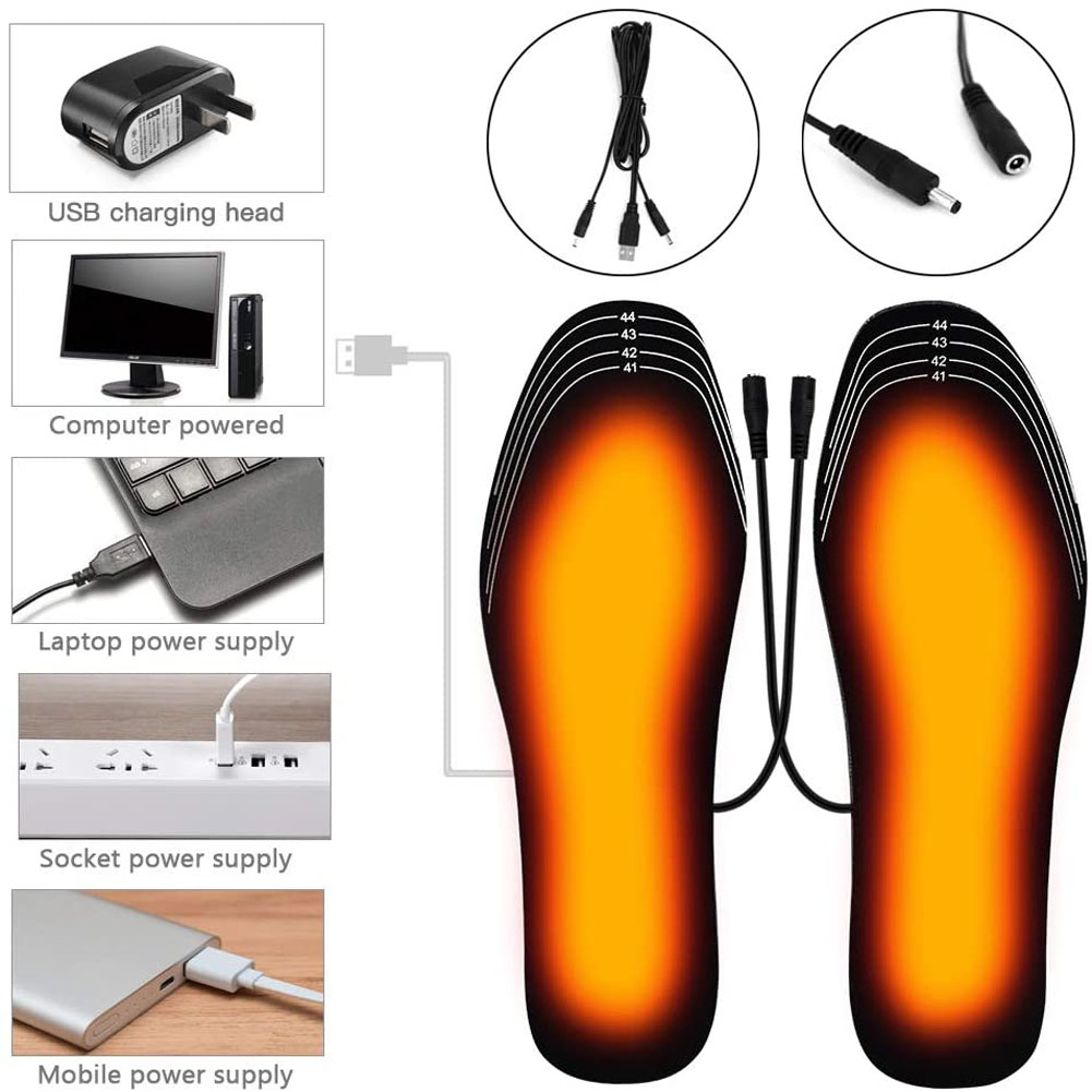 แผ่นรองเท้าอุ่นแบบชาร์จไฟผ่าน  - Heated Insole Rechargeable บทวิจารณ์และราคา