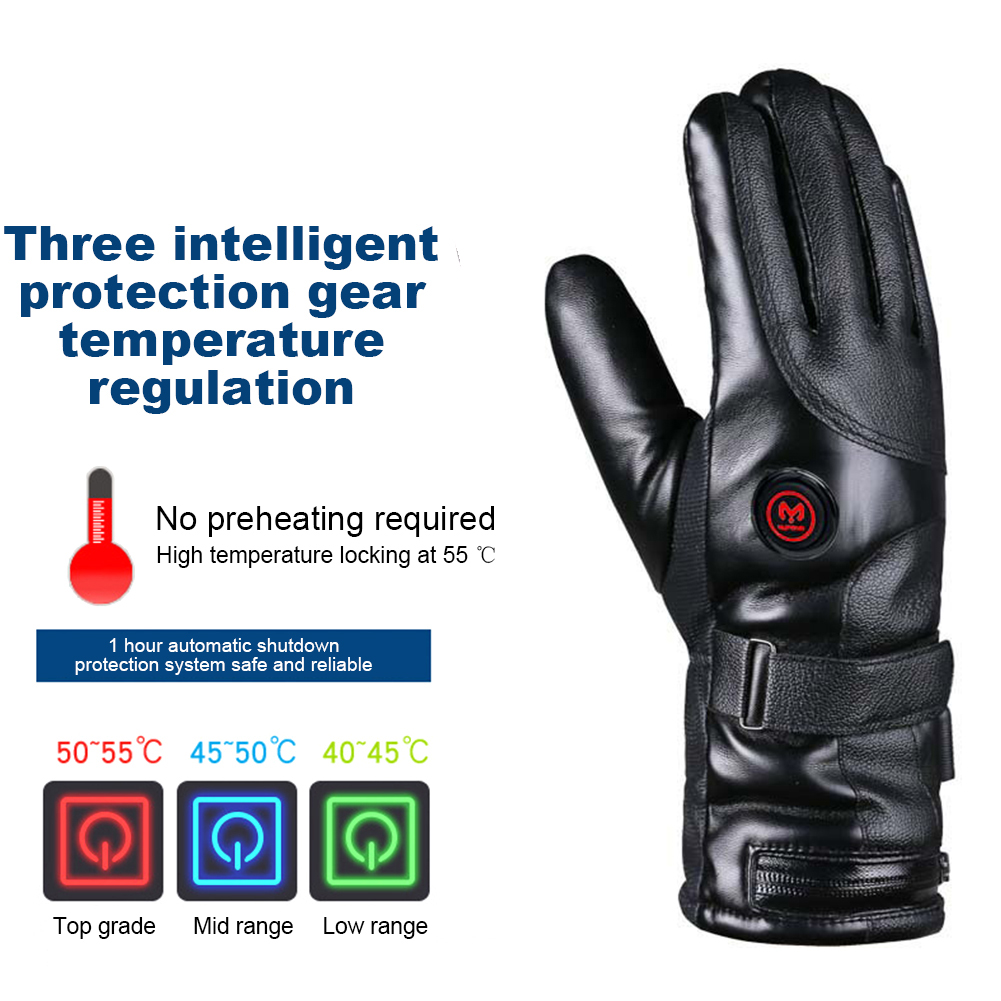 ถุงมืออุ่นไฟฟ้าแบบชาร์จได้สำหร - Heated Gloves Electric บทวิจารณ์และราคา