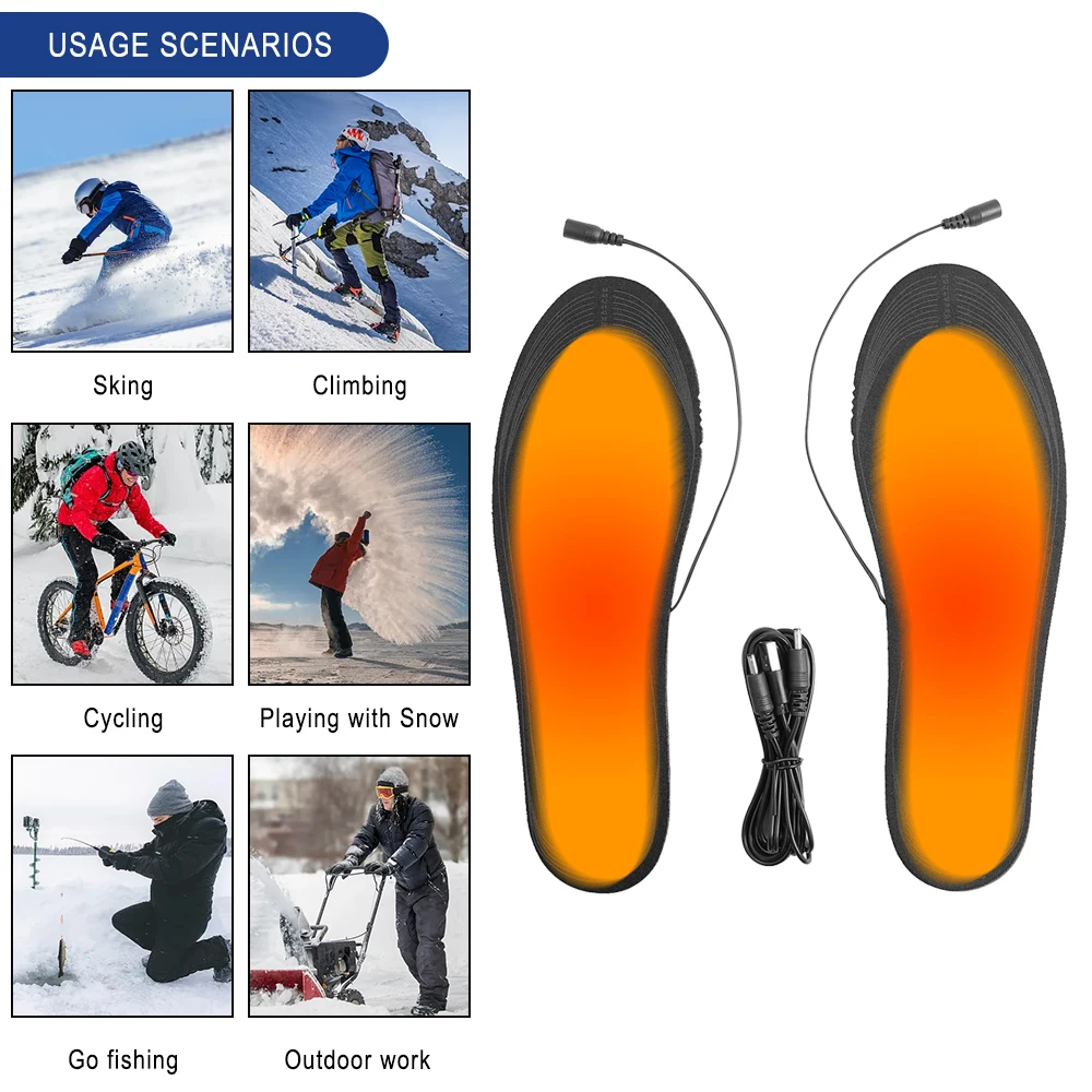 แผ่นรองเท้าอุ่นไฟฟ้าแบบชาร์จ U - Heated Insole Rechargeable บทวิจารณ์และราคา