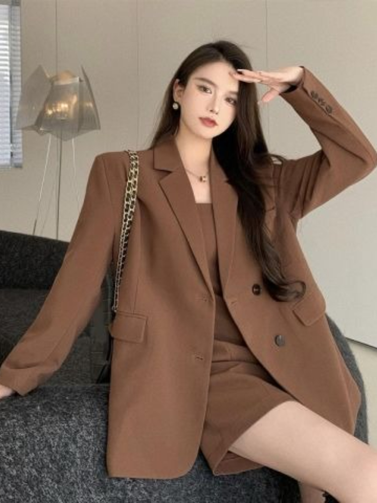 ชุดเซ็ต 2 ชิ้น สีน้ำตาล สไตล์ห - Winter Clothing Ladies บทวิจารณ์และราคา