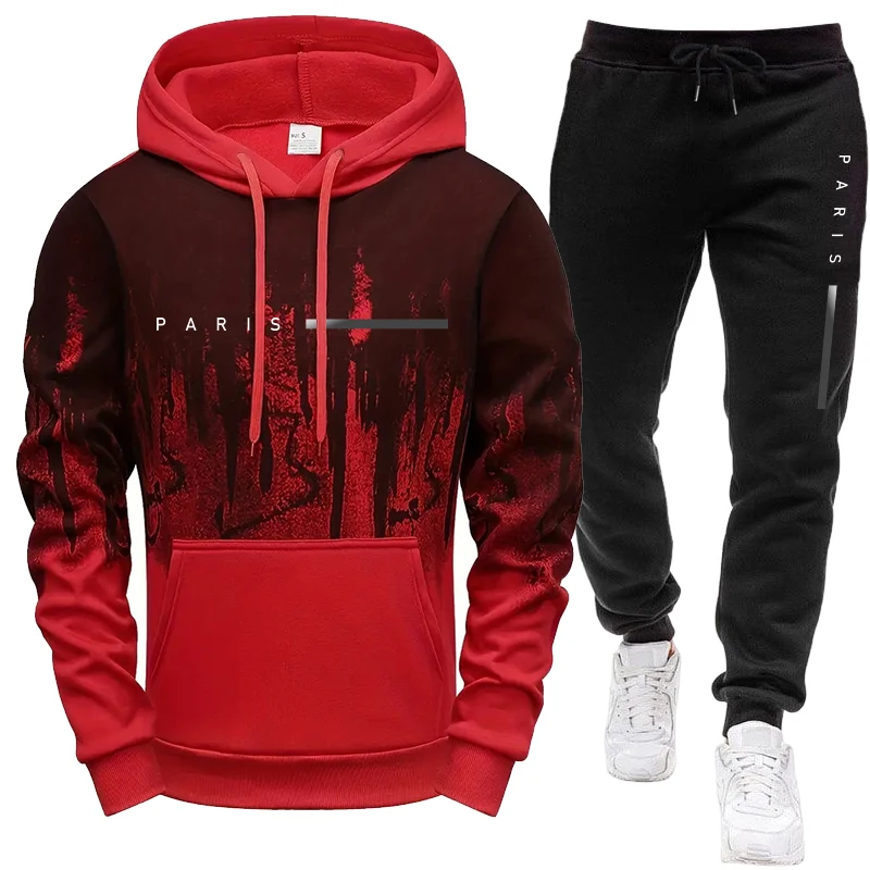 ชุดเซ็ตผู้ชาย/เสื้อฮู้ด/กางเกง - Winter Clothing Men บทวิจารณ์และราคา