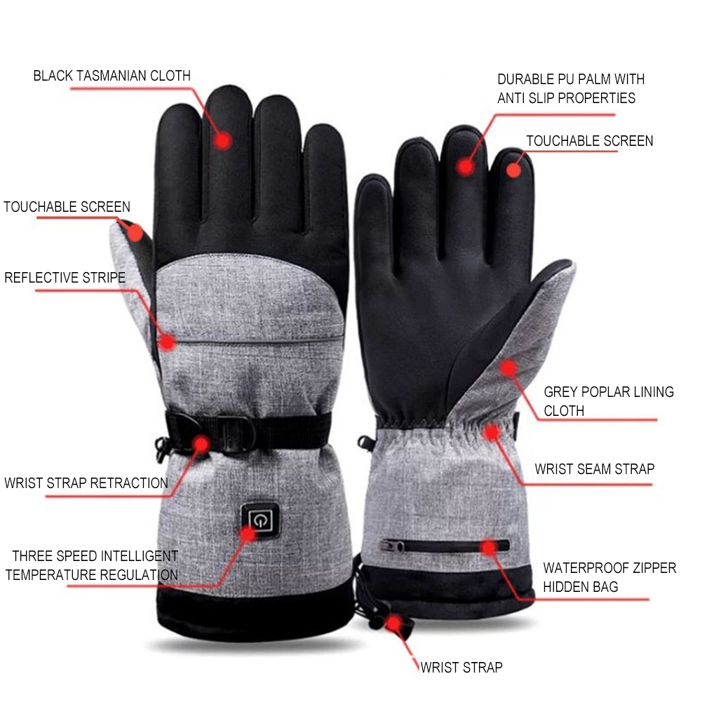 1 คู่เครื่องอุ่นมือไฟฟ้าสำหรับ - Heated Gloves Electric บทวิจารณ์และราคา