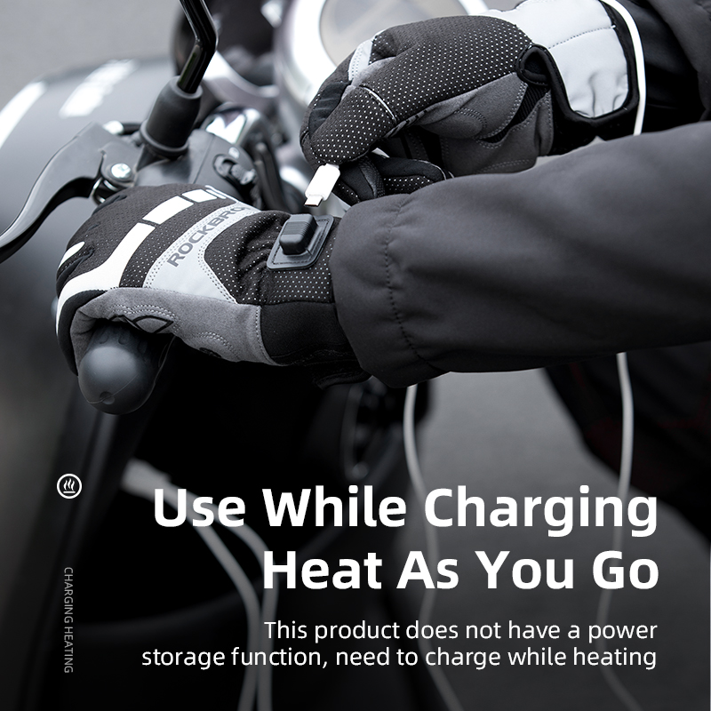 ROCKBROS ถุงมือฤดูหนาวอุ่นถุงม - Heated Gloves Electric บทวิจารณ์และราคา