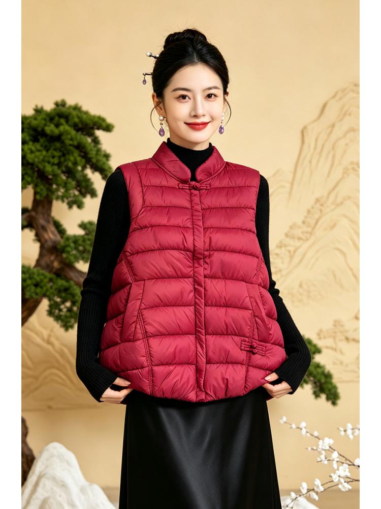 เสื้อกั๊กผู้หญิงสไตล์จีน ให้คว - Winter Clothing Essentials บทวิจารณ์และราคา