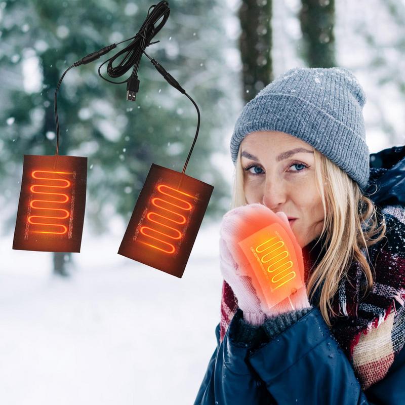 ถุงมือแผ่นอุ่น 5V ไฟฟ้าแผ่นควา - Heated Gloves Electric บทวิจารณ์และราคา