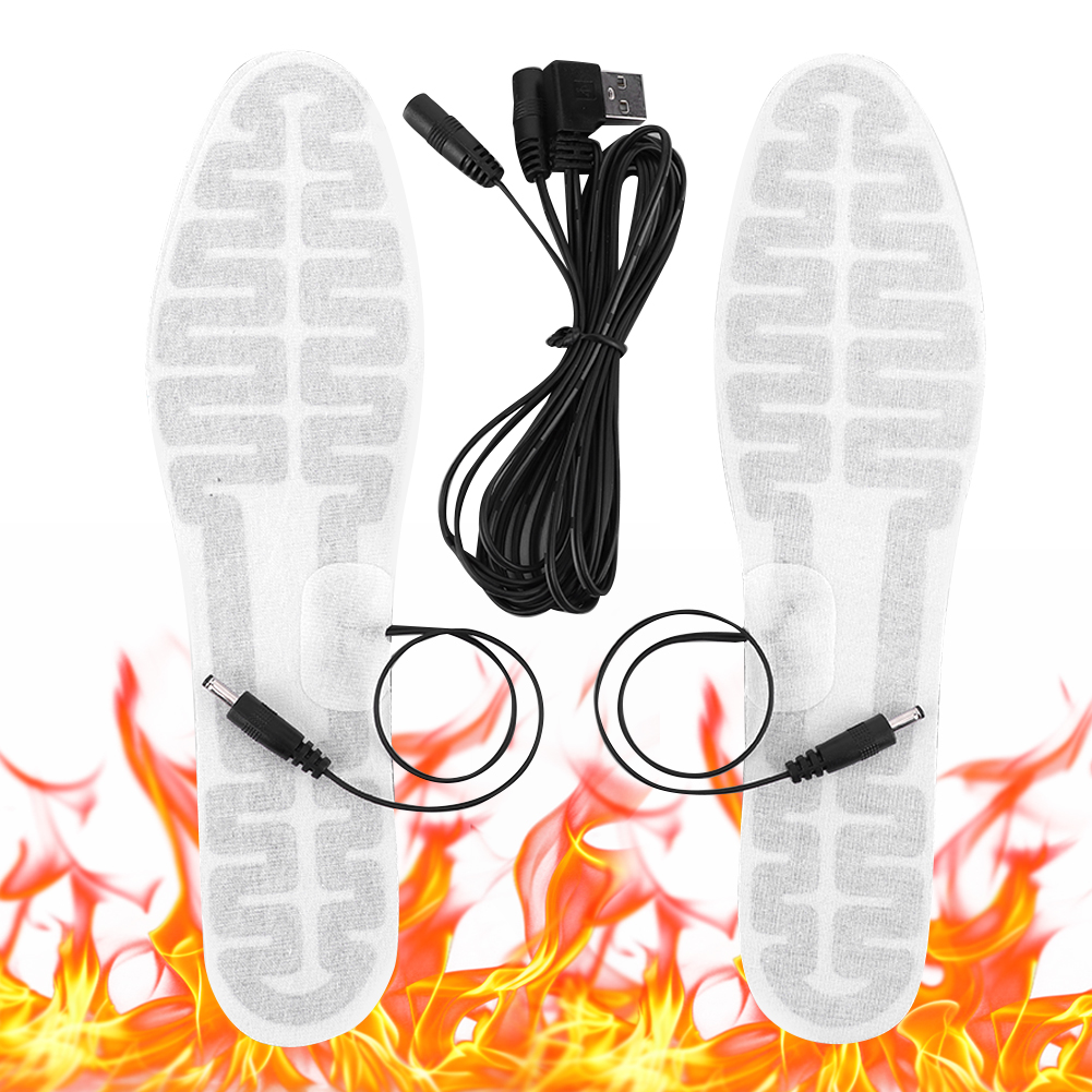 แผ่นรองเท้าอุ่นเท้าแบบ USB ฟิล - Heated Insole Rechargeable บทวิจารณ์และราคา